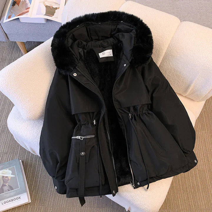 Amelia - Elegante Winterjas met bont